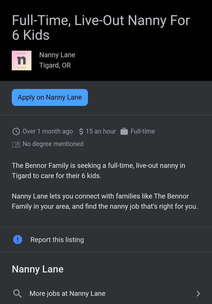 I'm Sorry, You Want Someone To Raise Your 6 Kids For You? For Minimum Wage None The Less. Hard Pass Bennor Family