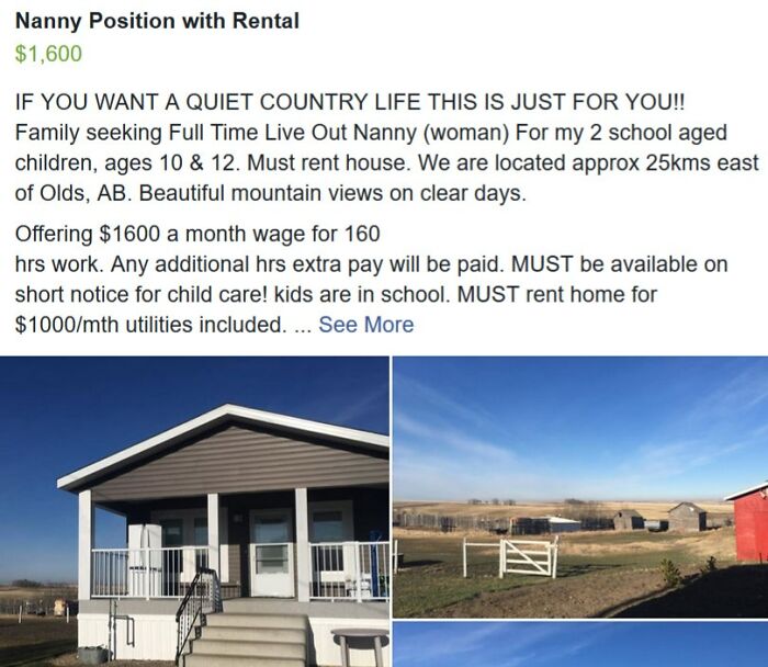 Nanny Wanted, But Don't Expect To Be Paid