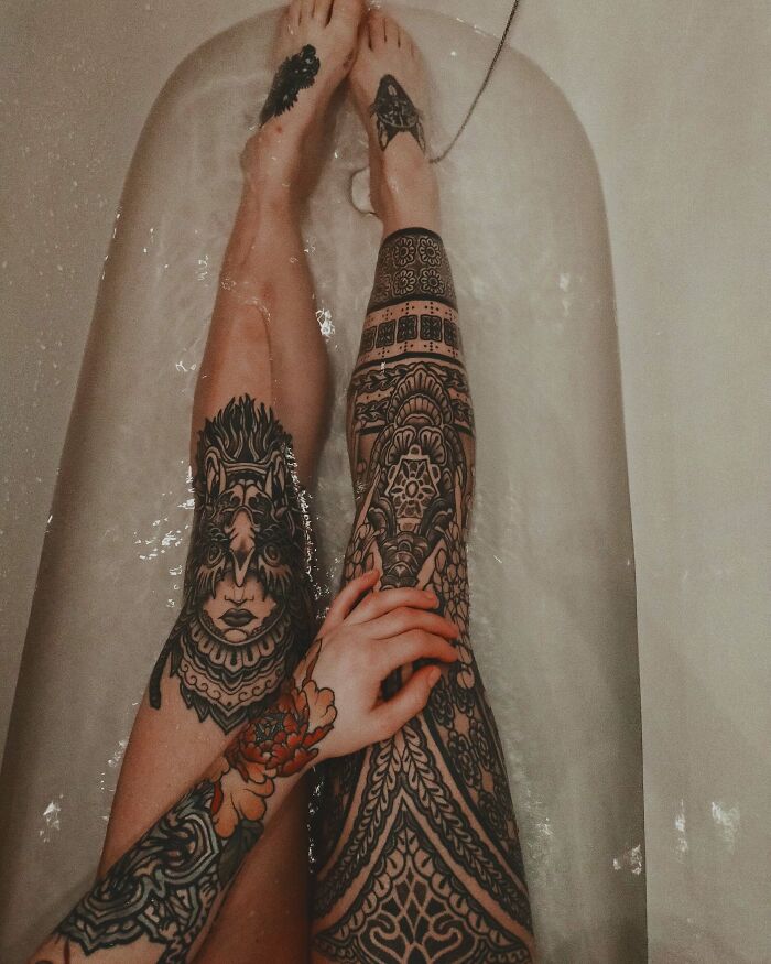 Legs And Hand Done By Paulo Garcia From Studio Merentis, Stockholm