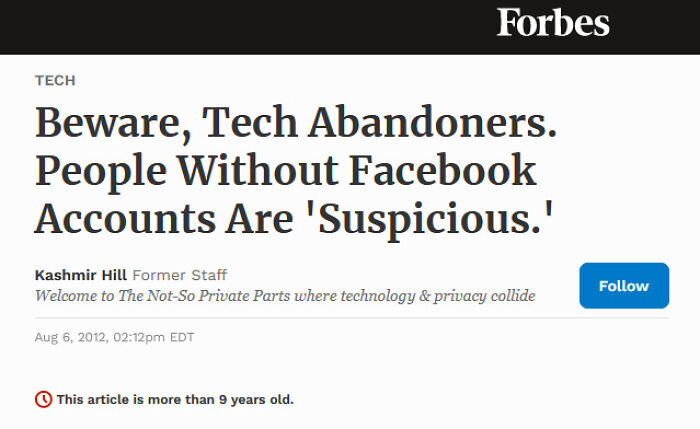 How Innocent Were We