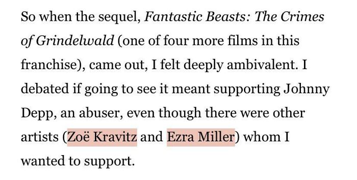 On An Online Article About The Crimes Of Grindelwald Movie