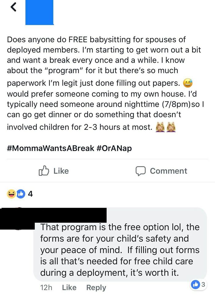 Free Babysitter Needed