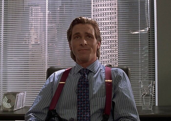 Patrick is sitting in the office 