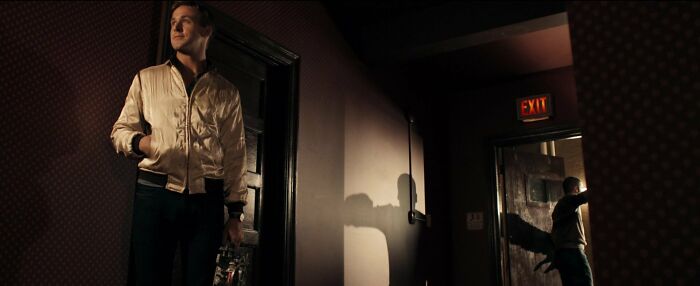 Driver is standing in the hall 