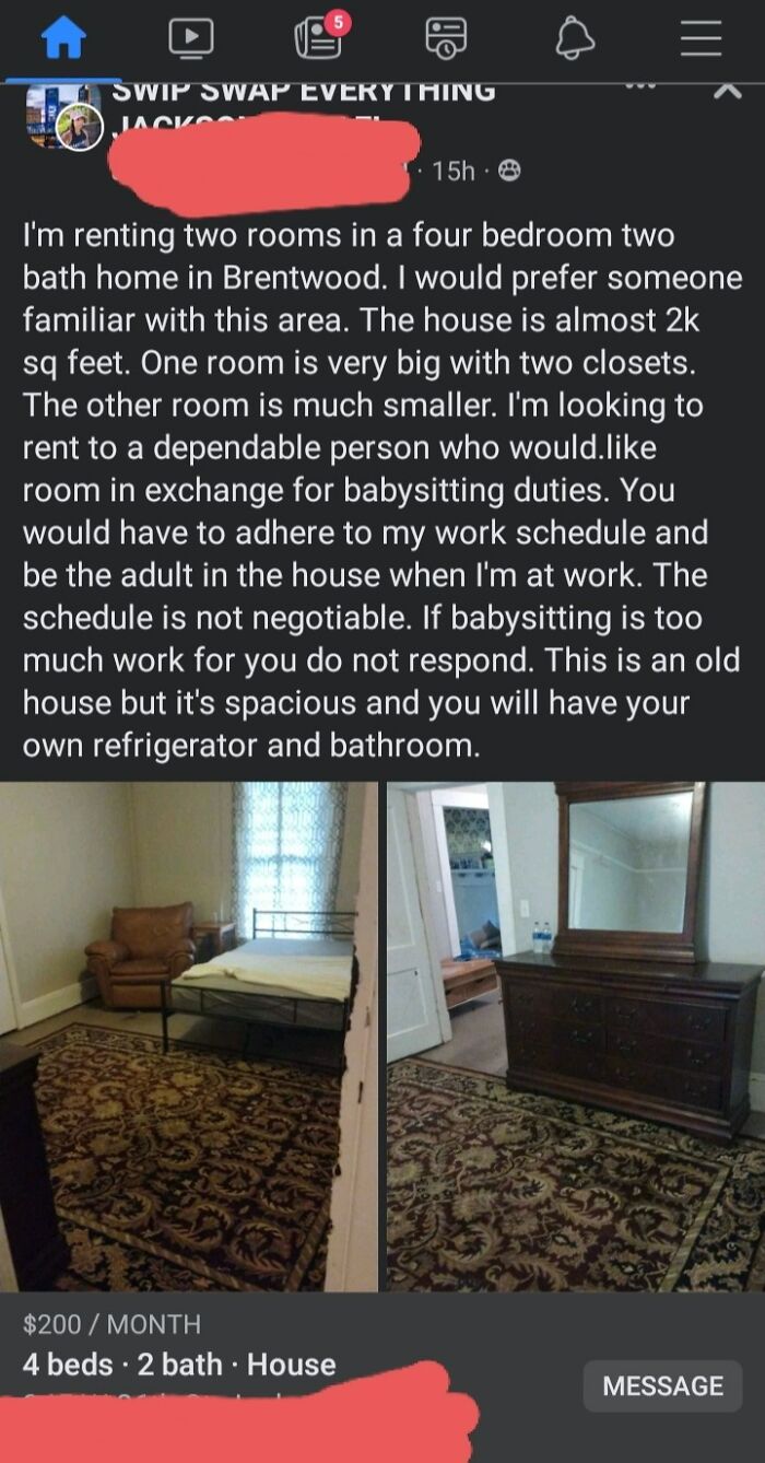 Just Looking For A Homeless Person To Pay Me For Access To My Kids