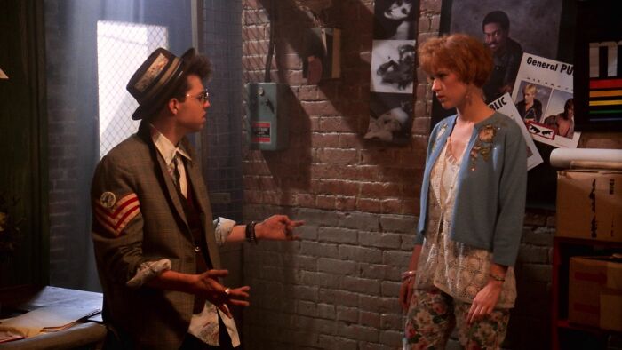 Andy and Duckie having a conversation 