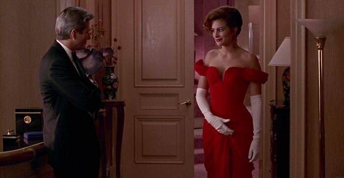 Vivan and Edward in the room 