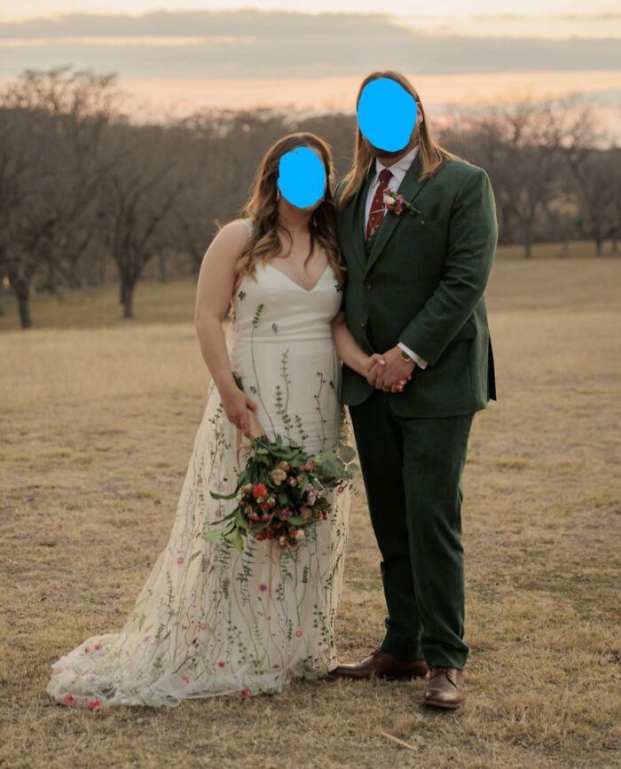  Hice mi propio vestido de novia. No me gusta del todo, pero creí que podía compartirlo de todos modos
