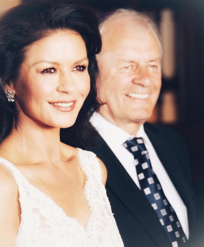 Catherine Zeta-Jones And Her Father David James Jones