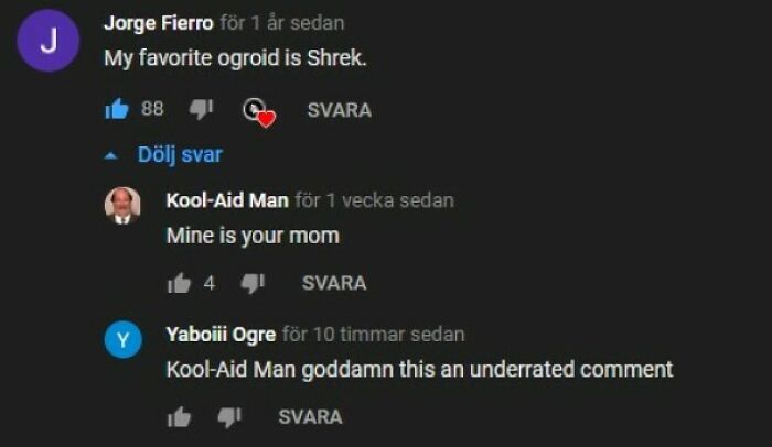 Underrated Comment Right Here