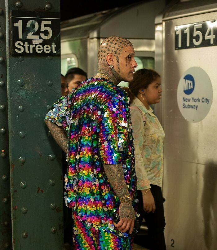 Took This A While Back. I Know He Got Alot Going On But That Head Tattoo Was Done Very Well Even Though It's Also Terrible