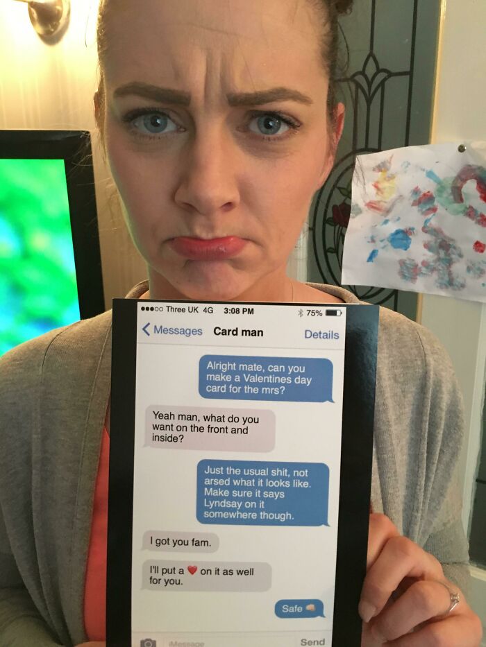 Made My GF A Valentine’s Day Card