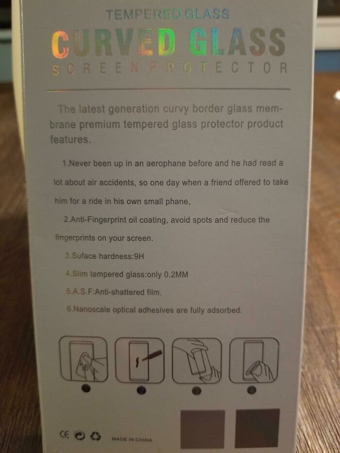 I Bought A New Screen Protector For My Phone. Now I'm Left Wondering What Happened To Him And His Friend