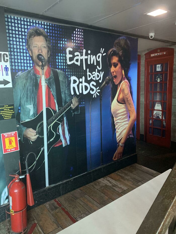 I Laughed When I Saw This At A BBQ Restaurant In Brazil