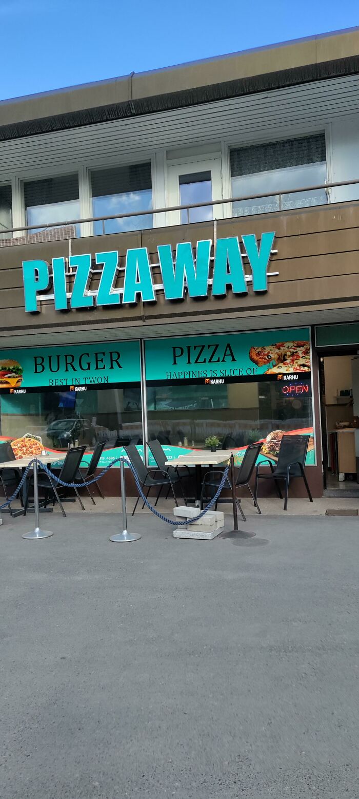 This Restaurants Signs At My Small Town In Finland. Also Note That I Do Not Solely Mean That Typo So Please Don't Remove This, Mods