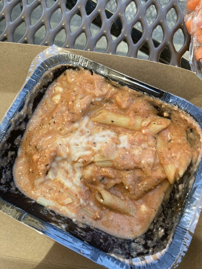 Cooked lasagna in plate