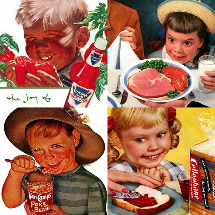 Kids In Vintage Ads
