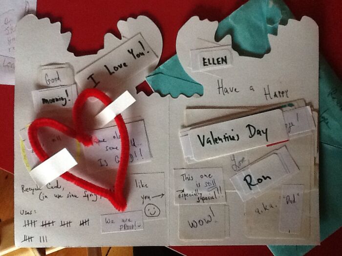 Every Valentine's Day, My Parents Have An Argument About Whether This Is Lazy Or Romantic: My Dad's Been Using The Same Card For Every Holiday Since I Was In Middle School