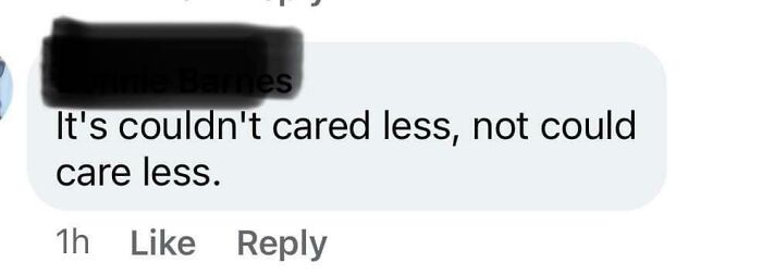 Couldn’t Cared Less About Grammar