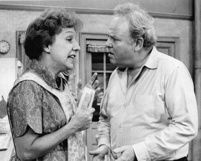 Edith And Archie talking 