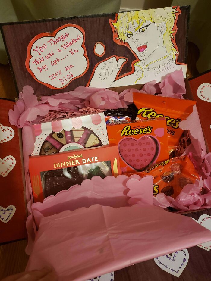 Made A Valentine's Day Gift For My BF. Hope He Likes It. (Yes, It's Jojo's Bizarre Adventure)