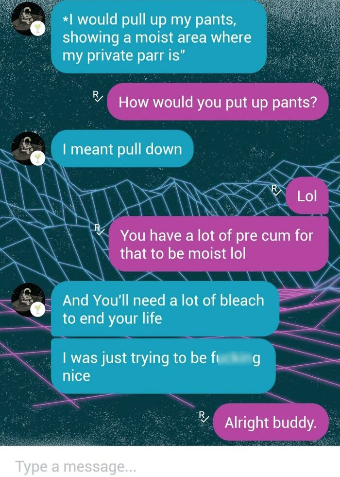 He Was Trying To Be Nice Guys