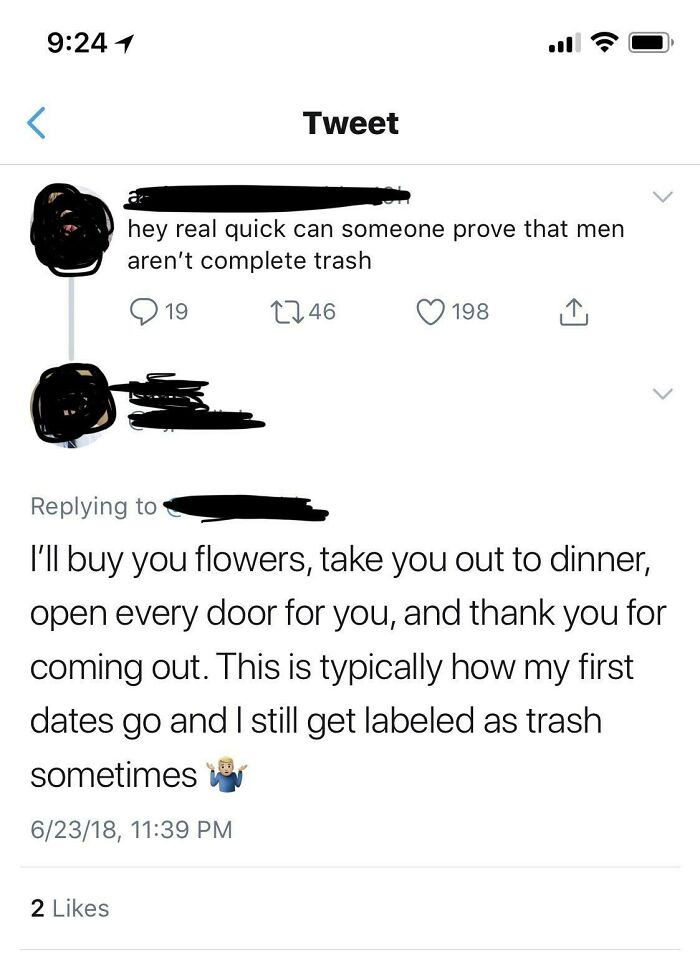 Nice Guy Trash 🤷🏼‍♂️