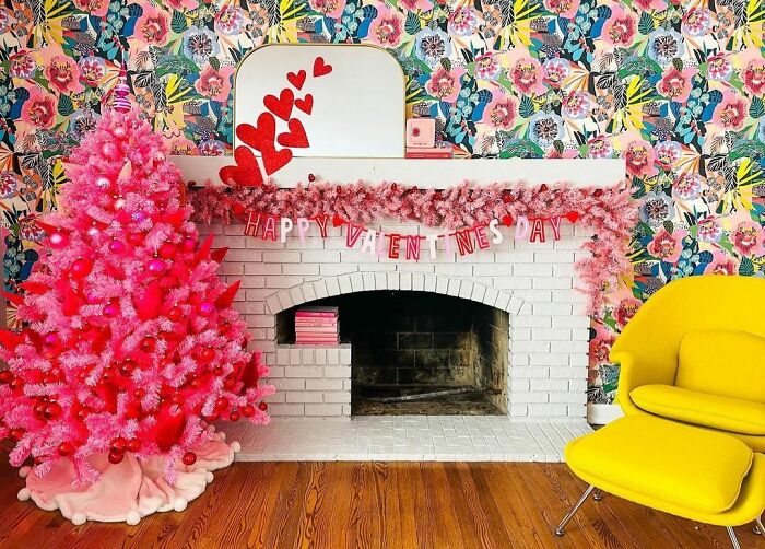 One Month Until Valentine's Day. This Is My Valentine's Tree, Which Made Into The New York Times