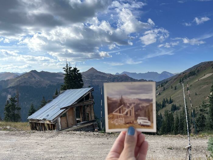 My Dads Old Ski Cabin Now (50 Years Later) vs. When They Were First Building It