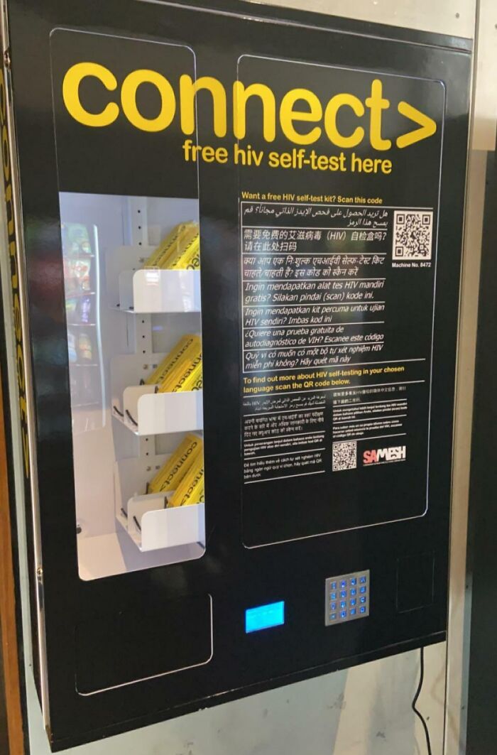 My University Installed A Free HIV Test Dispenser