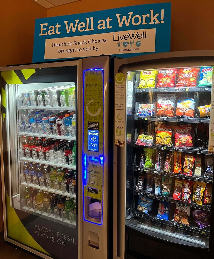 The Vending Machine At My Office Is Fighting The Good Fight