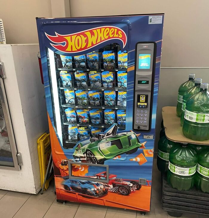 Hot Wheels Vending Machine, Canadian Tire, Edmonton, Alberta