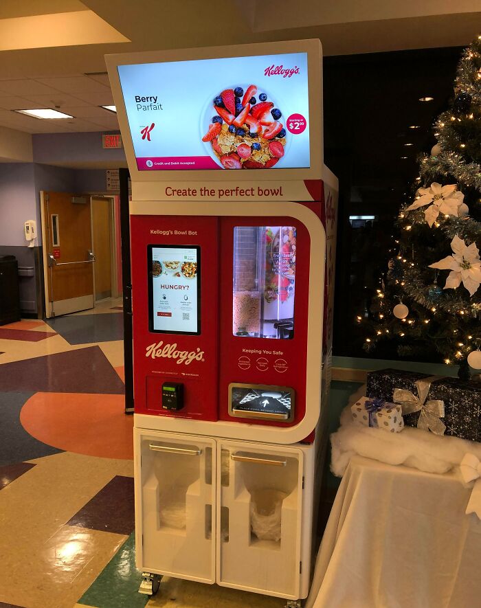 Found A Cereal Vending Machine That Can Make Custom Mixes