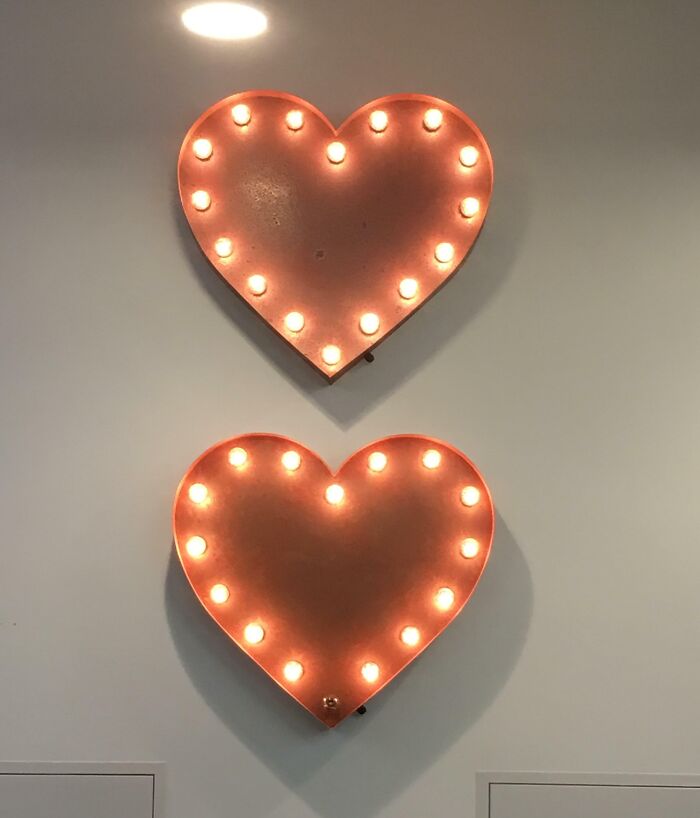 The Bottom Light Bulb Went Out. On Valentine’s Day