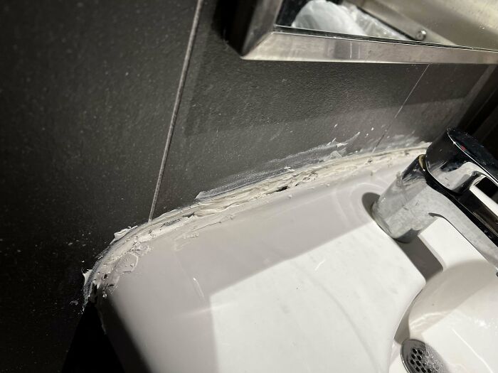 Must’ve Been Blindfolded While Caulking This