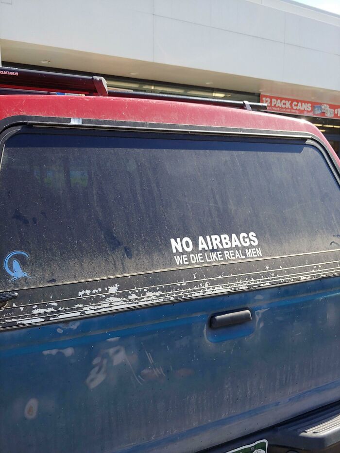 Yeah Screw Modern Safety Regulations!! I'd Rather Die An Unrecognizable Heap Of Flesh Tangled In A 2 Ton Machine Than Risk My Masculinity Being Questioned!