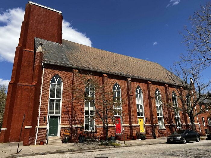 This Church Was Converted To Townhomes