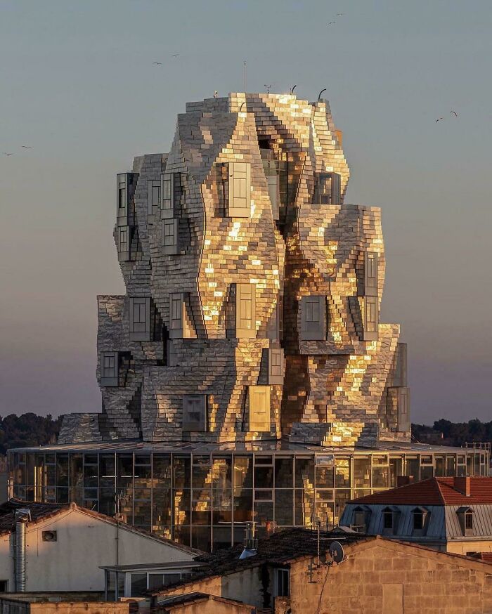 Luma Arles. Often Called An Architectural Folly. Or A Crushed Soda Can By The Locals. I Like It. Arles, France