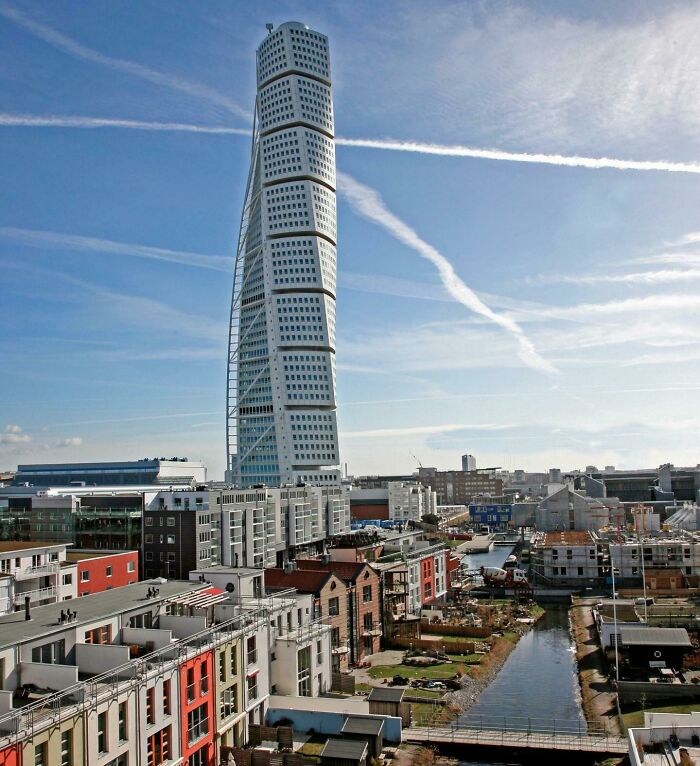 Turning Torso In Malmö, Sweden