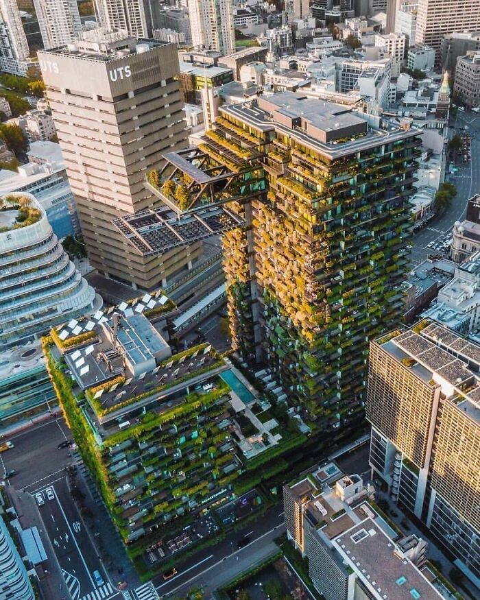 World's Tallest Vertical Garden One Central Park, Sydney