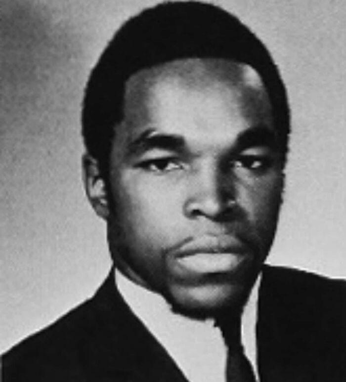 Picture of Mr. T in yearbook