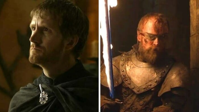 David Michael Scott as Beric Dondarrion in Game Of Thrones and Richard Dormer as Beric Dondarrion