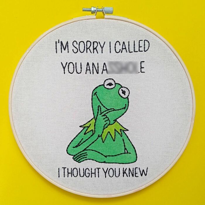 Here Are Unapologetic Embroideries With Funny And Honest Quotes (New Pics)