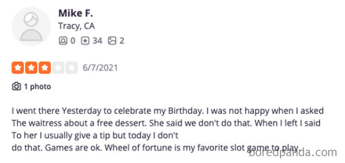 How Dare You Not Give Me A Complimentary Lava Cake!