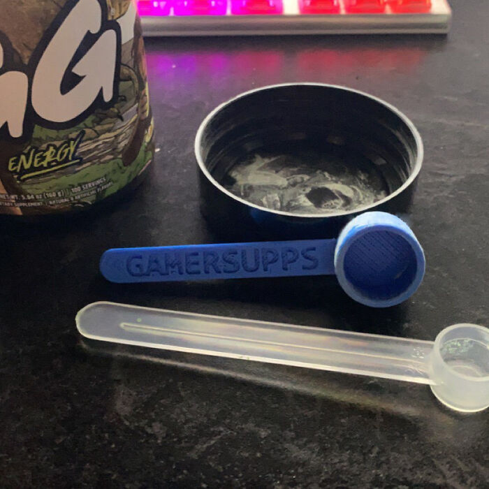 "Engineer" In Me Said Scooping Twice Isn't Efficient, So I Made A Scoop That Is Twice The Size