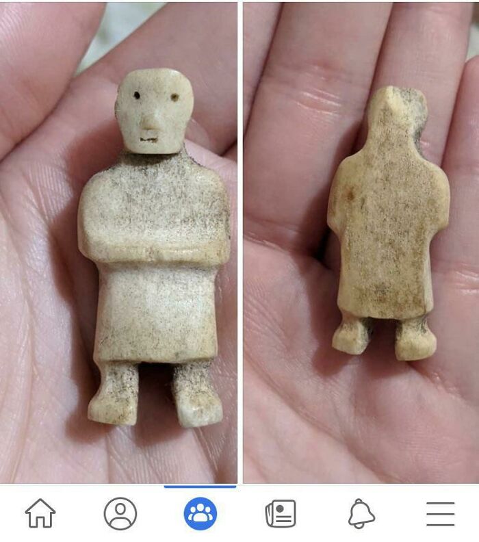 Figurine Found Buried Under A Tree In Alberta