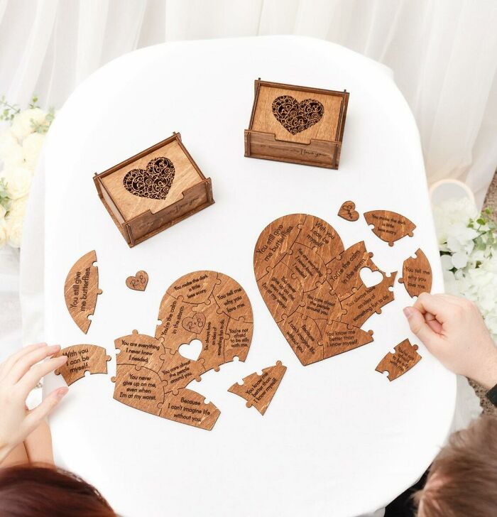 Reasons Why I Love You, Valentines Day Puzzle Gift