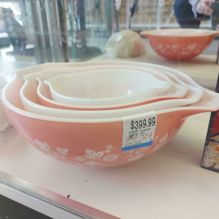 Gooseberry Cinderella Bowls. I Know They're Worth A Lot, But You Could Find Them For Less I Think