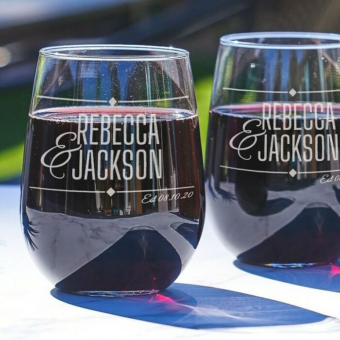 Personalized Wine Glass