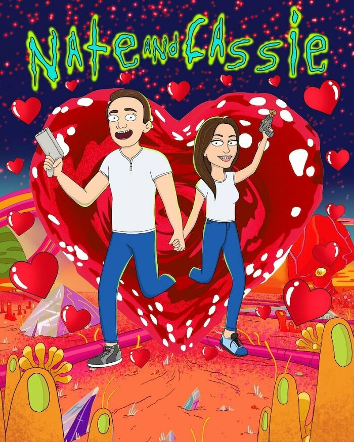 Custom Valentines Day Portrait